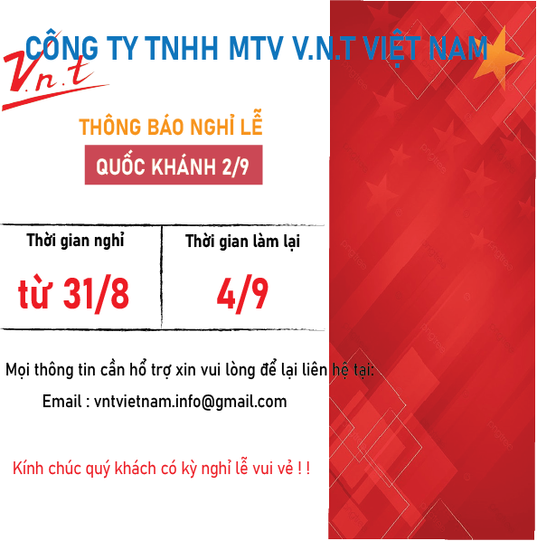 Thông báo nghỉ lễ 2/9